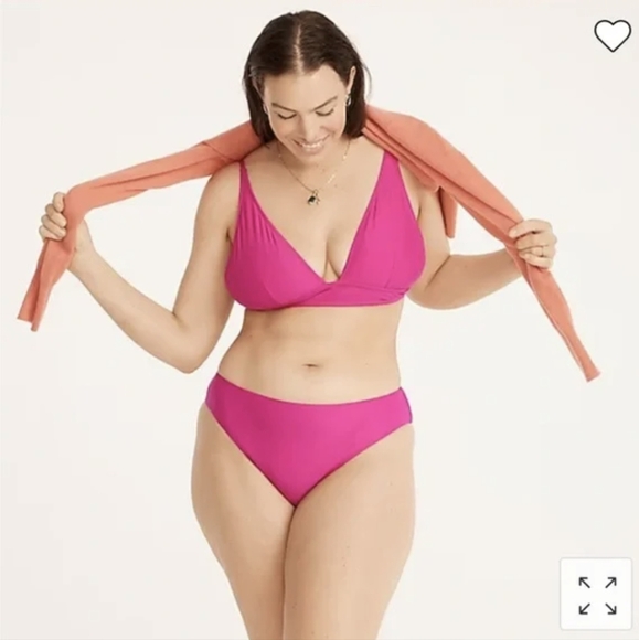 NWT J. Crew '90s High-Leg Black Bikini‎ Bottom Size Plus 3X - Picture 4 of 7